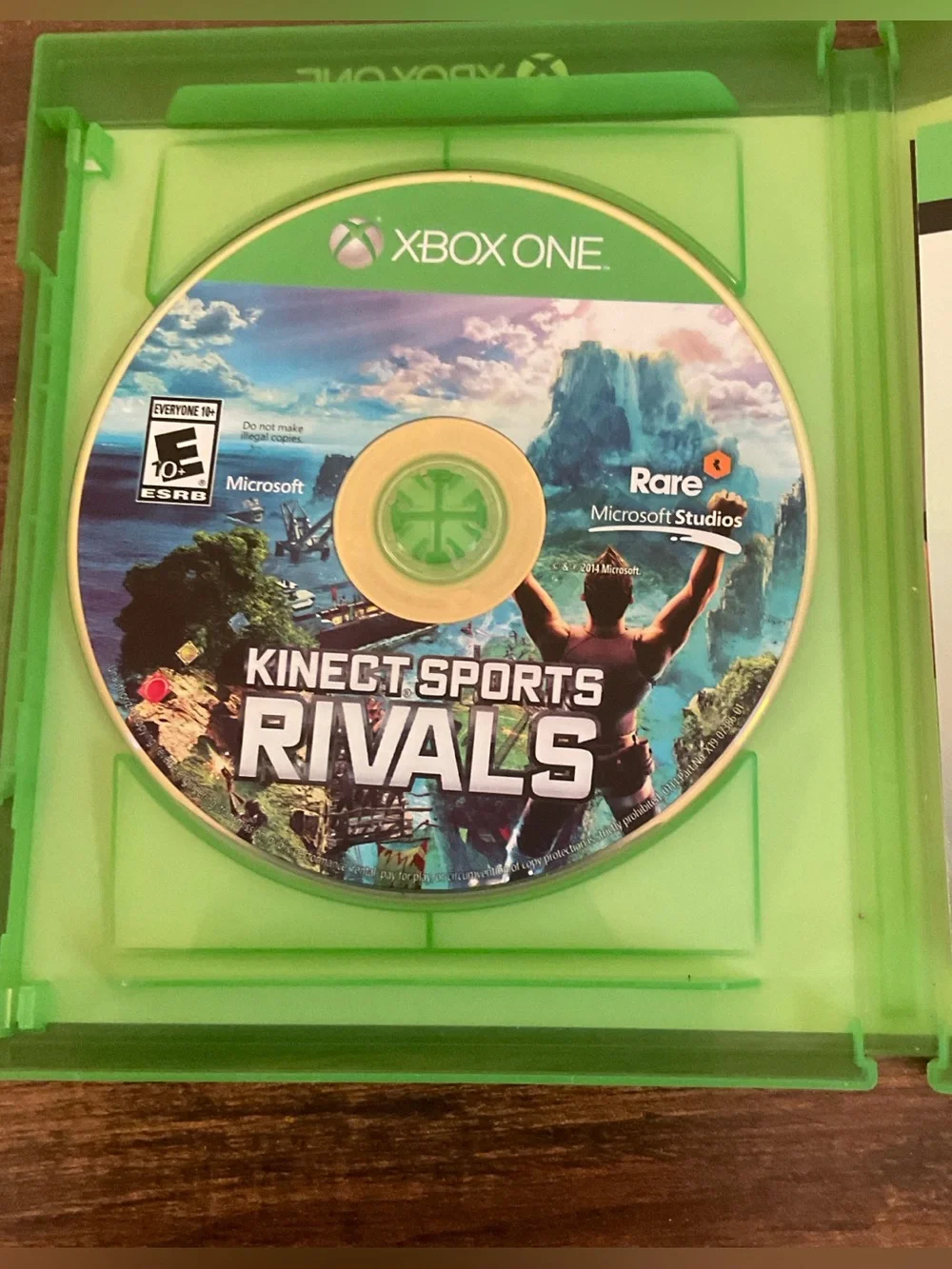 Xbox One Kinect Rivals Game Preowned Never Used perfect condition